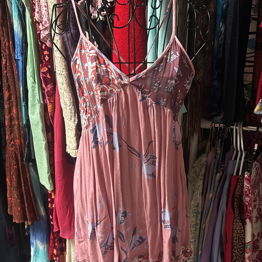 Free people Mauve Floral Camisole - Picture 3 of 3